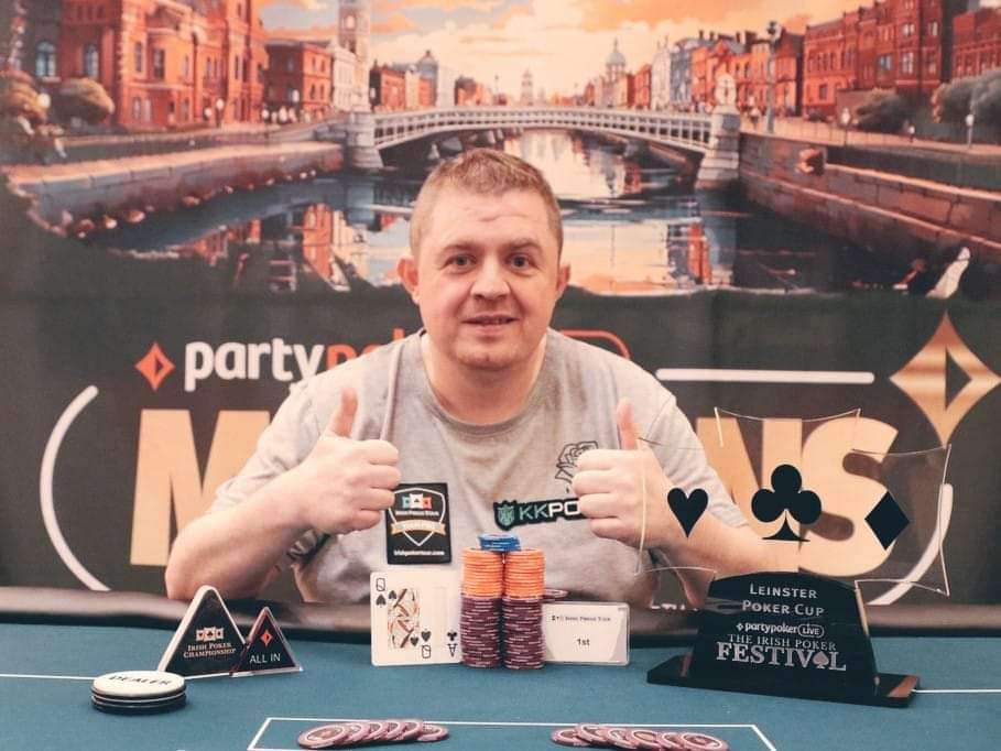 The Irish Poker Festival side event champion